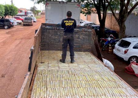 DOF intercepta caminhão com mais 1,8 ton de maconha