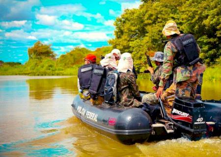 PF realiza operação para apurar crime ambiental no pantanal sul mato-grossense