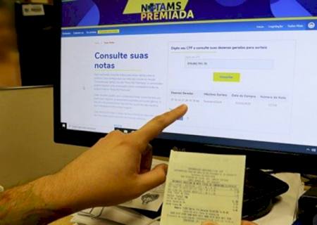 Três acertam seis dezenas e levam R$ 33 mil em sorteio da Nota MS Premiada