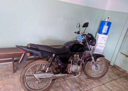 Motocicleta adulterada é apreendida no Horto Florestal