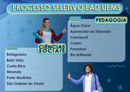 Inscrições para Processo Seletivo da UEMS vão até 15 de novembro