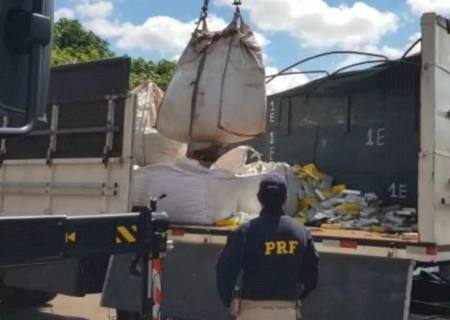 PRF apreende carga de cocaína avaliada em quase R$ 10 milhões
