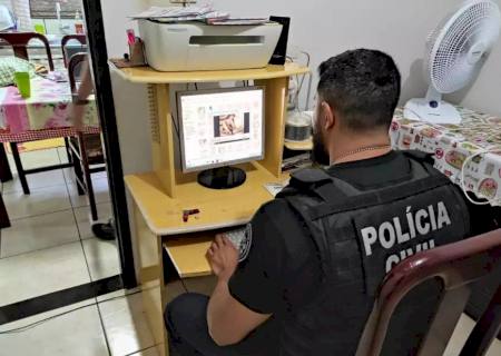 Ação contra pedofilia encontrou 130 gigas de material pornô com 4 presos