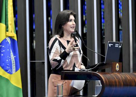 Simone Tebet é a primeira mulher a concorrer à presidência do Senado