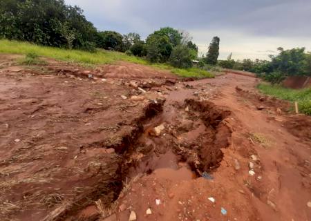 Moradores de Casa Verde reclamam de casas alagadas e ruas esburacadas