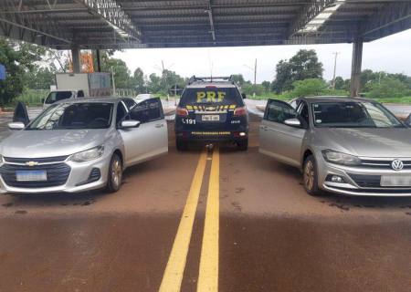 Adolescentes são apreendidos pela PRF tentando levar carros roubados até a fronteira com a Bolívia