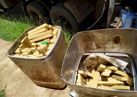 PRF apreende cocaína e grande quantidade de maconha em Nova Casa Verde