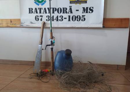 Pescador surpreendido no entorno do Parque das Várzeas do Rio Ivinhema pela PMA de Batayporã