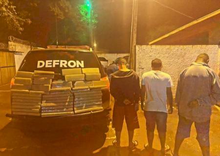 Defron descobre entreposto do tráfico e detém suspeitos em Dourados