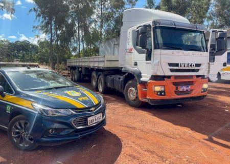 Polícia Rodoviária Federal recupera conjunto veicular em Rio Brilhante