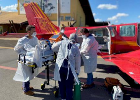 Em ajuda humanitária, oito pacientes de Dourados são transferidos para Rondônia