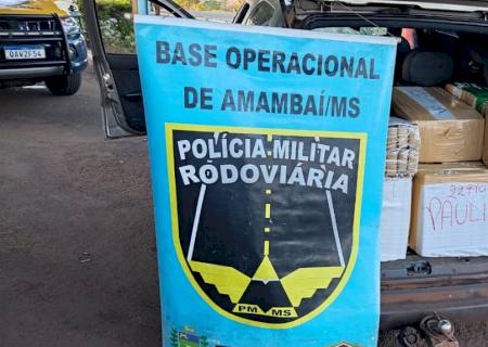 Adolescente é flagrado pela PMR com quase meia tonelada de maconha na MS-289