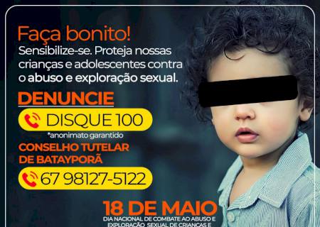 Batayporã: psicóloga da Proteção Social Especial promove orientações em campanha contra o abuso sexual infantil