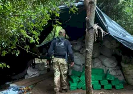 Polícia encontra 6 toneladas de maconha em meio de mata no Paraguai