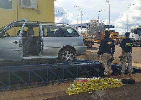 Motorista do tráfico é preso com mais de 100 kg de maconha na BR-163