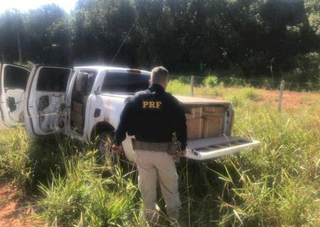 Vídeo: PRF apreende quase 2 toneladas de maconha em Nioaque