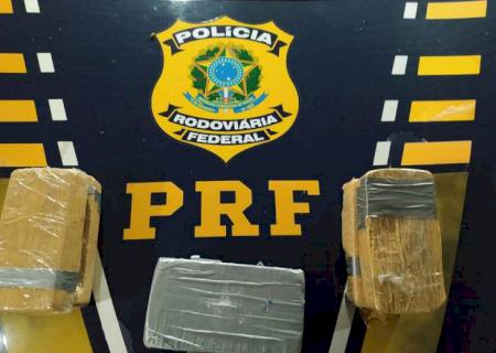 PRF apreende 10 quilos de cocaína após dois flagrantes na BR-262