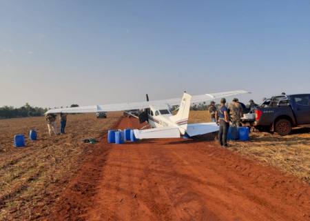 Senad apreende carga de cocaína em avião e prende seis suspeitos no Paraguai