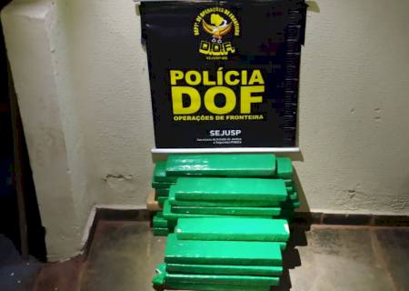 Paulista é preso com 33 kg de maconha em Dourados