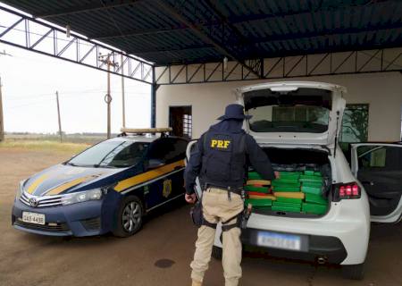 Mulher é presa com quase 300 kg de maconha em Amandina