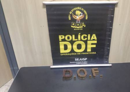 Homem é preso pelo DOF por transporte de munições em Ponta Porã