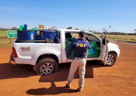 Traficante foge e abandona caminhonete com mais de 1,6 ton de drogas