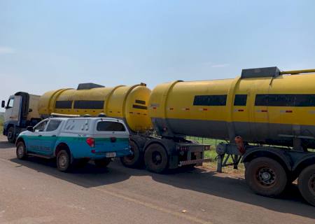 PMA de Amambai e Batayporã autuam responsável por empresa por transporte ilegal de óleo lubrificante