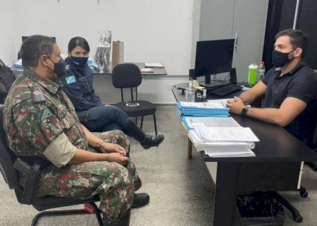 Polícia Civil e Militar se reúnem para discutir ações integradas contra furtos em Miranda