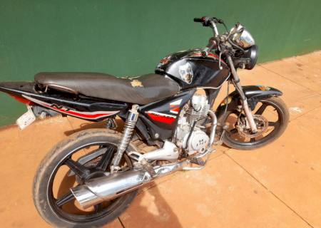 Polícia Militar recupera motocicleta furtada em Ponta Porã