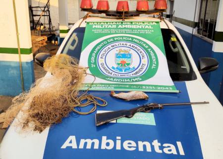 Vídeo: Polícia Ambiental é recebida a tiro em acampamento de pesca em Jardim