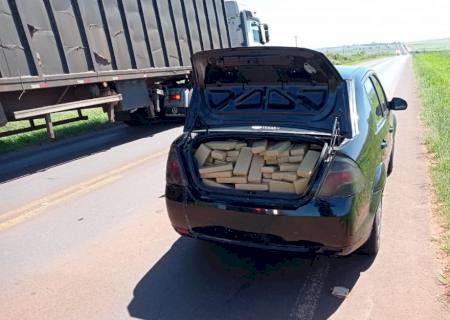 Vídeo: Traficante tenta fuga da PMR, mas é perseguido e preso em Novo Horizonte do Sul