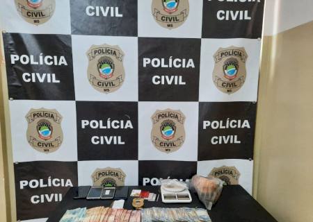 Operação da Polícia Civil prende suspeito de tráfico de drogas em Angélica