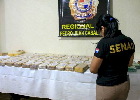 Senad apreende 215 quilos de cocaína que seria traficada através de MS