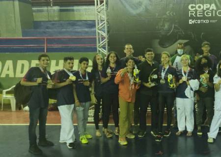 Taekwondo de MS traz 18 medalhas da Copa Regional Centro-Oeste e termina em terceiro