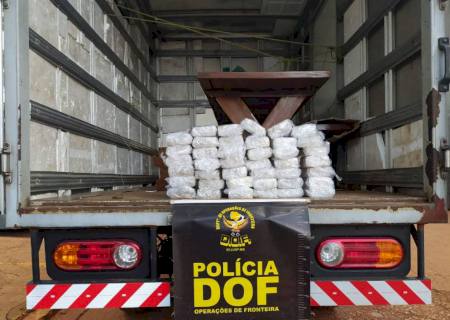 Carga de pasta base de cocaína é apreendida pelo DOF em Anhanduí