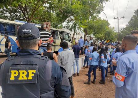 PRF participa de simulado de preparação e atendimento a emergência em Nova Alvorada do Sul