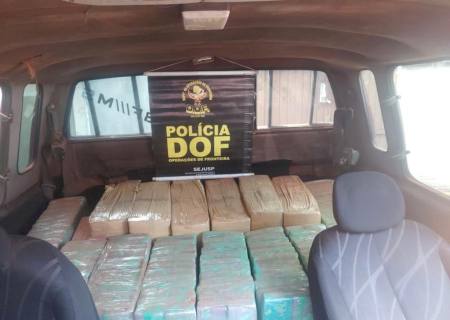 Vídeo: DOF encontra caminhonete com 670 kg de maconha na zona rural de Dourados