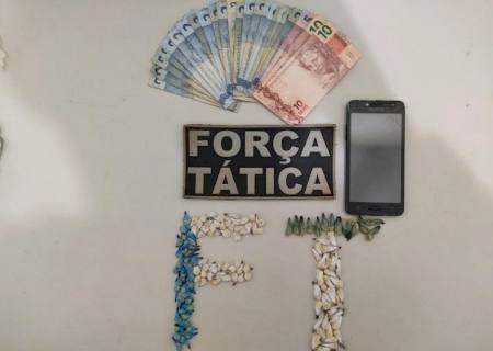 Traficante é preso com mais de 130 ''paradinhas'' de crack em Fátima do Sul