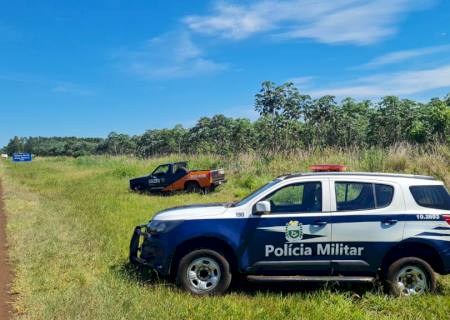 Caminhonete furtada em São Paulo é recuperada pela Polícia Militar em Maracaju