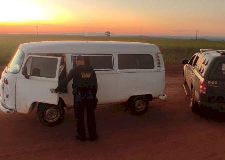 Kombi roubada no Rio Grande do Sul é recuperada pelo DOF em Coronel Sapucaia