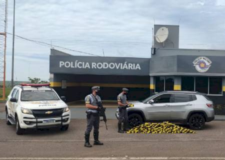 Vídeo: Foragido da Justiça de Campo Grande é preso com carga de cocaína em Rancharia (SP)