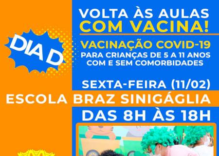 Volta às aulas com vacina: Batayporã promove Dia D de vacinação na sexta