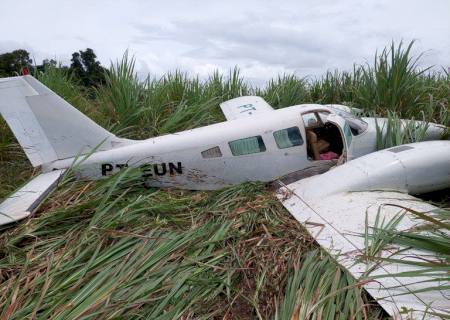 Ação da PF e FAB apreende aeronave com 165 kg de skunk no Amazonas