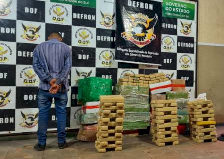 Pontaporaense é preso com meia tonelada de maconha que iria ''descarregar'' em Campo Grande