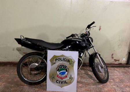 SIG recupera moto furtada com adolescente no bairro Horto Florestal