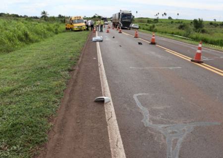 Trabalhador morre atropelado enquanto sinalizava rodovia em MS