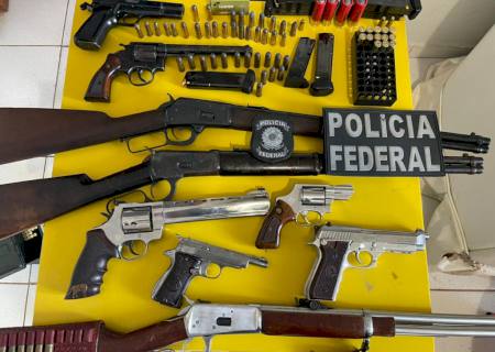 Polícia Federal deflagra operação contra homem que exibia armas irregulares pelas redes sociais em MS