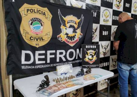 Defron prende trio com arma e cocaína avaliada em R$ 50 mil