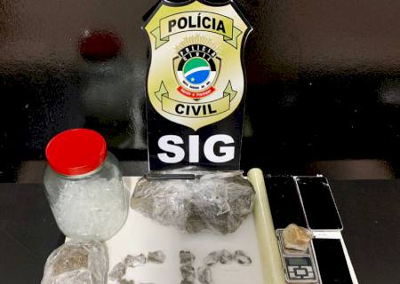 SIG fecha ''boca de fumo'' na Morada do Sol, recupera bateria furtada e prende traficante