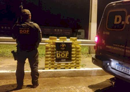 DOF prende casal com pasta base de cocaína avaliada em mais de RS 5 milhões